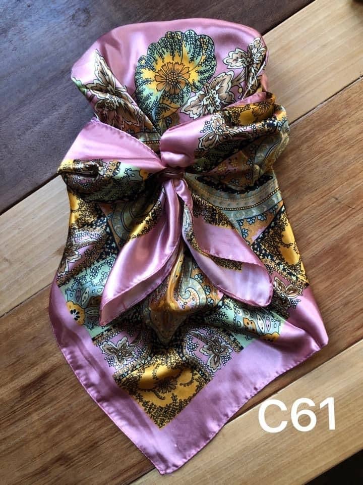 Pink & Gold Paisley Wild Rag — 36" Silky Polyester Western Scarf - Rooted & Reckless Co.