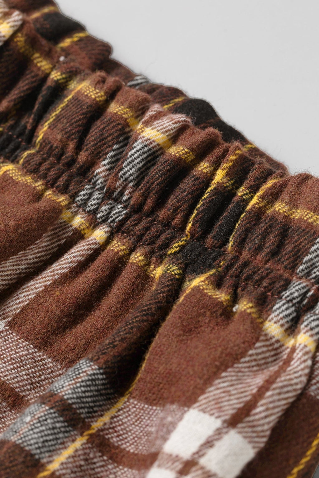 Plaid Button Front Elastic Waist Shorts - Rooted & Reckless Co.