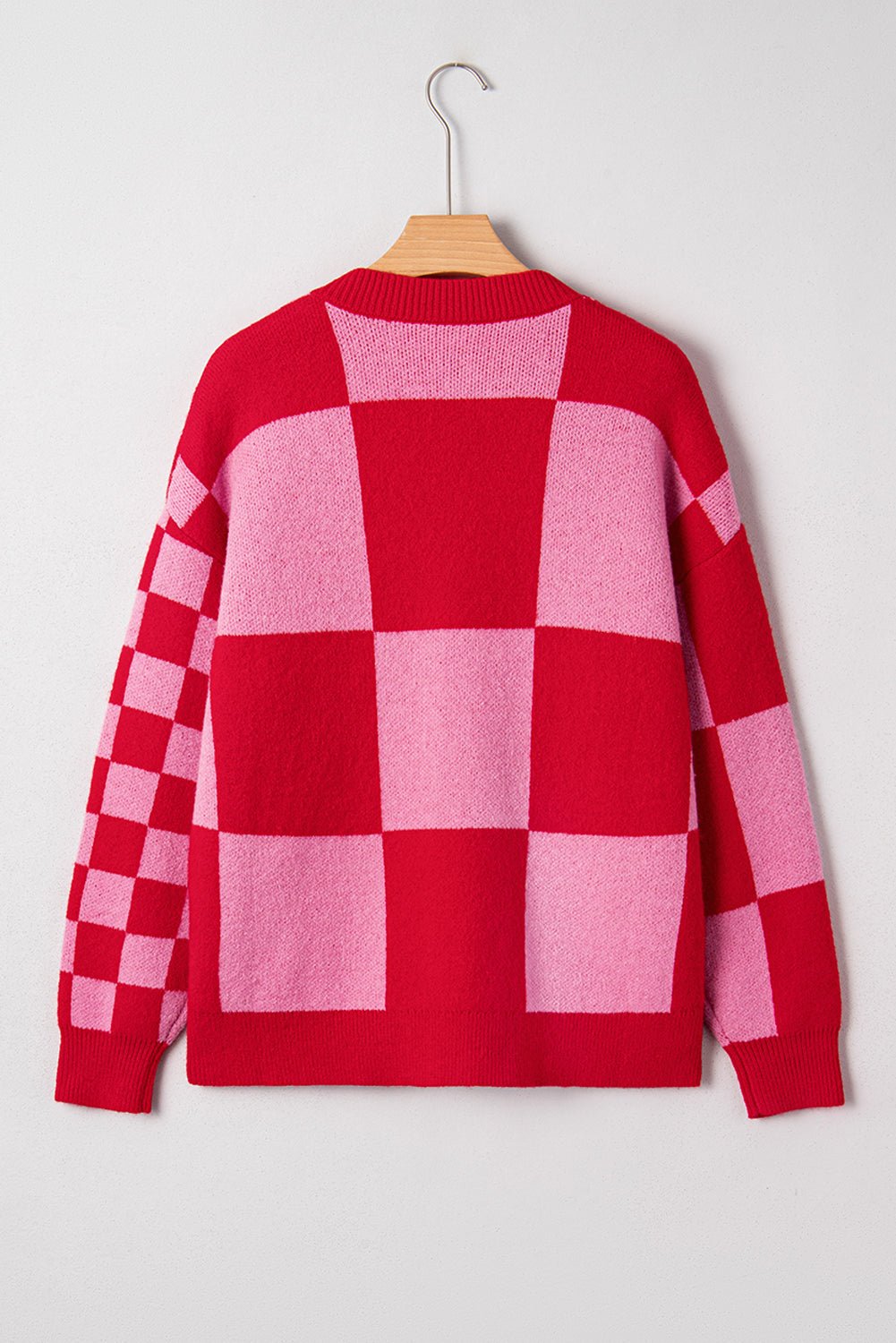Plaid Button-Front Sweater Cardigan - Rooted & Reckless Co.