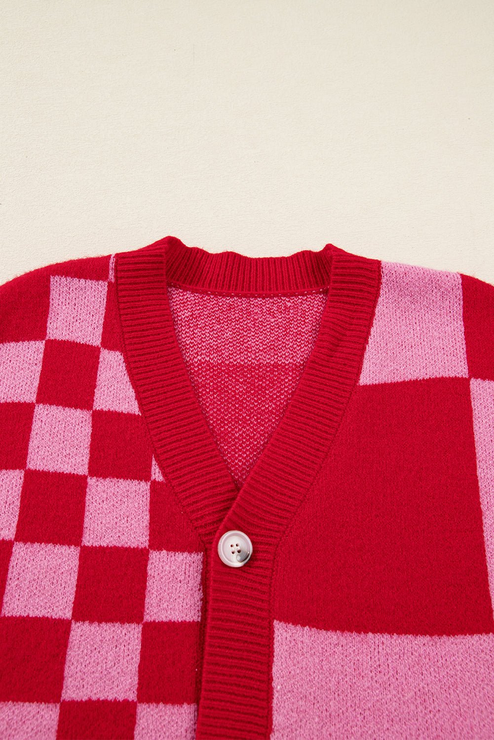 Plaid Button-Front Sweater Cardigan - Rooted & Reckless Co.
