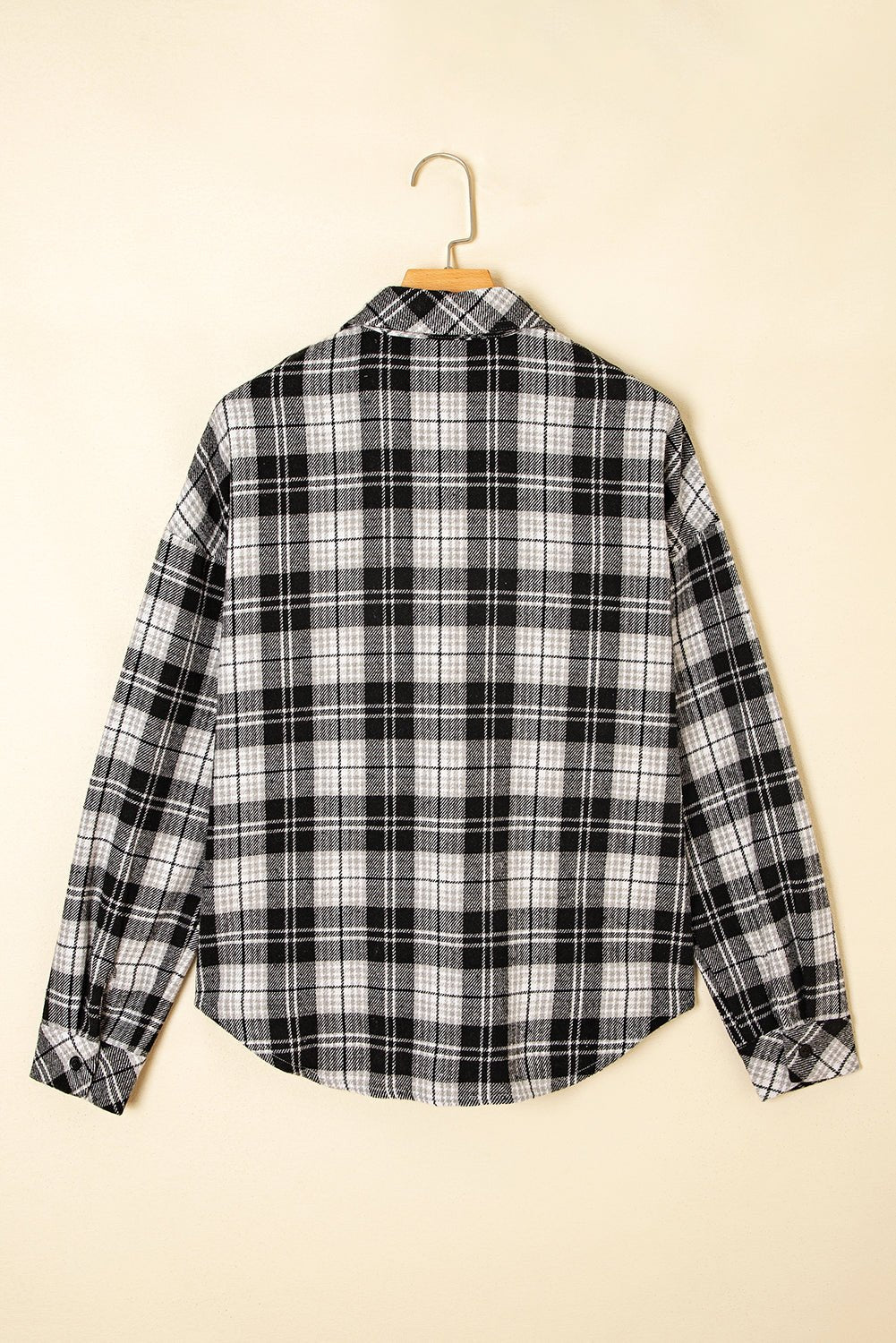 Plaid Chest Pocket Long Sleeve Buttoned Shirt - Rooted & Reckless Co.