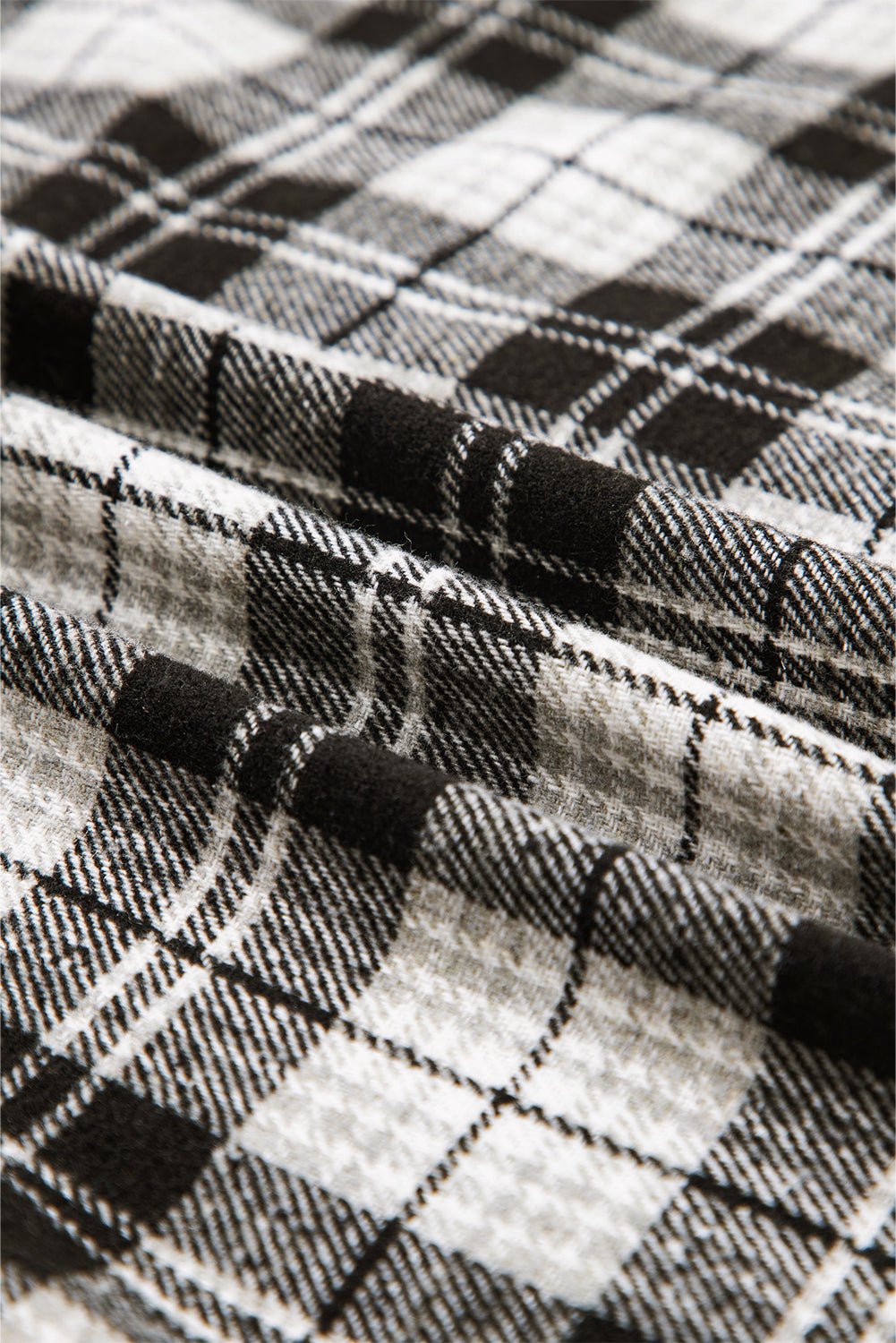 Plaid Chest Pocket Long Sleeve Buttoned Shirt - Rooted & Reckless Co.