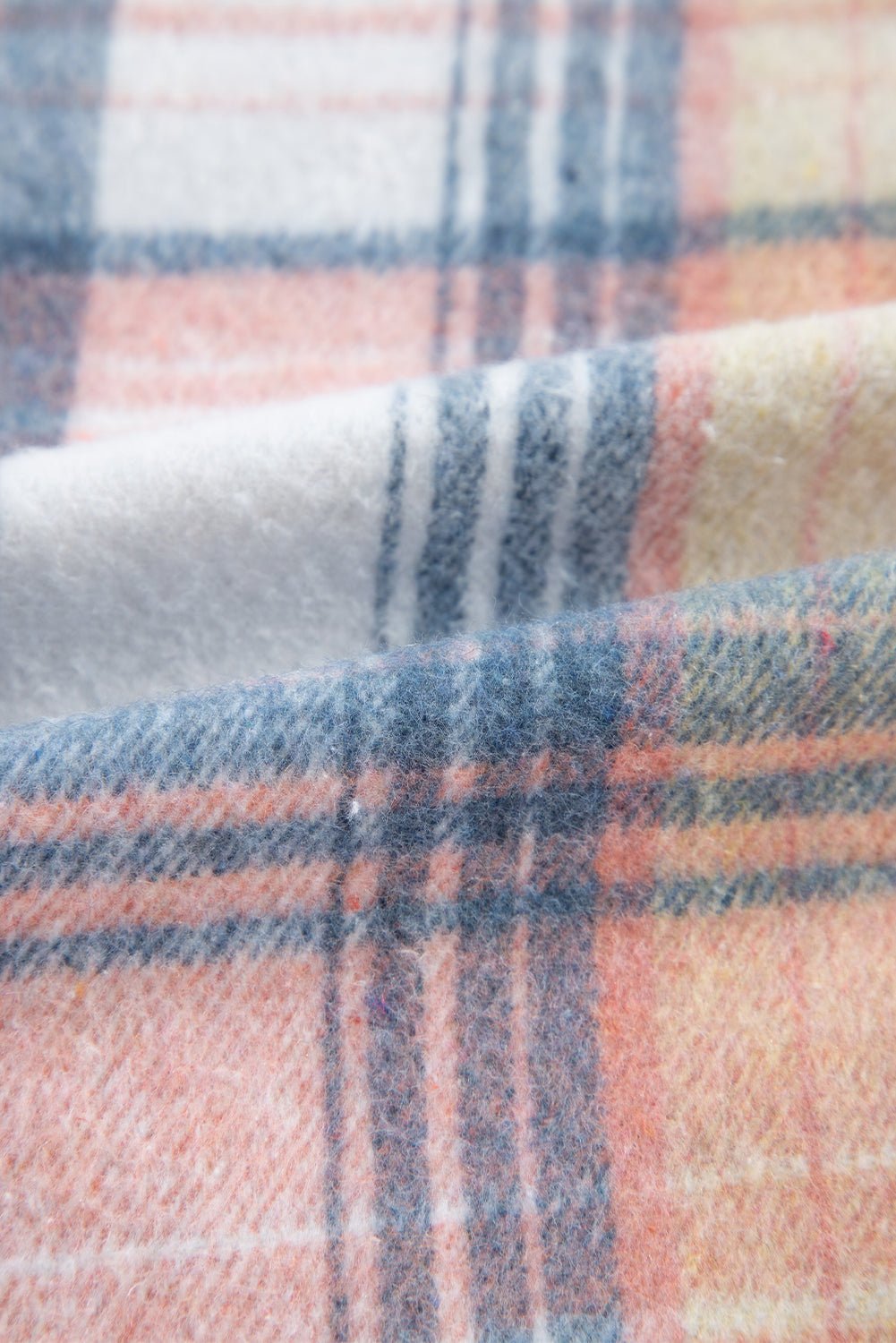 Plaid Corduroy Patchwork Chest Pocket Buttoned Shacket - Rooted & Reckless Co.