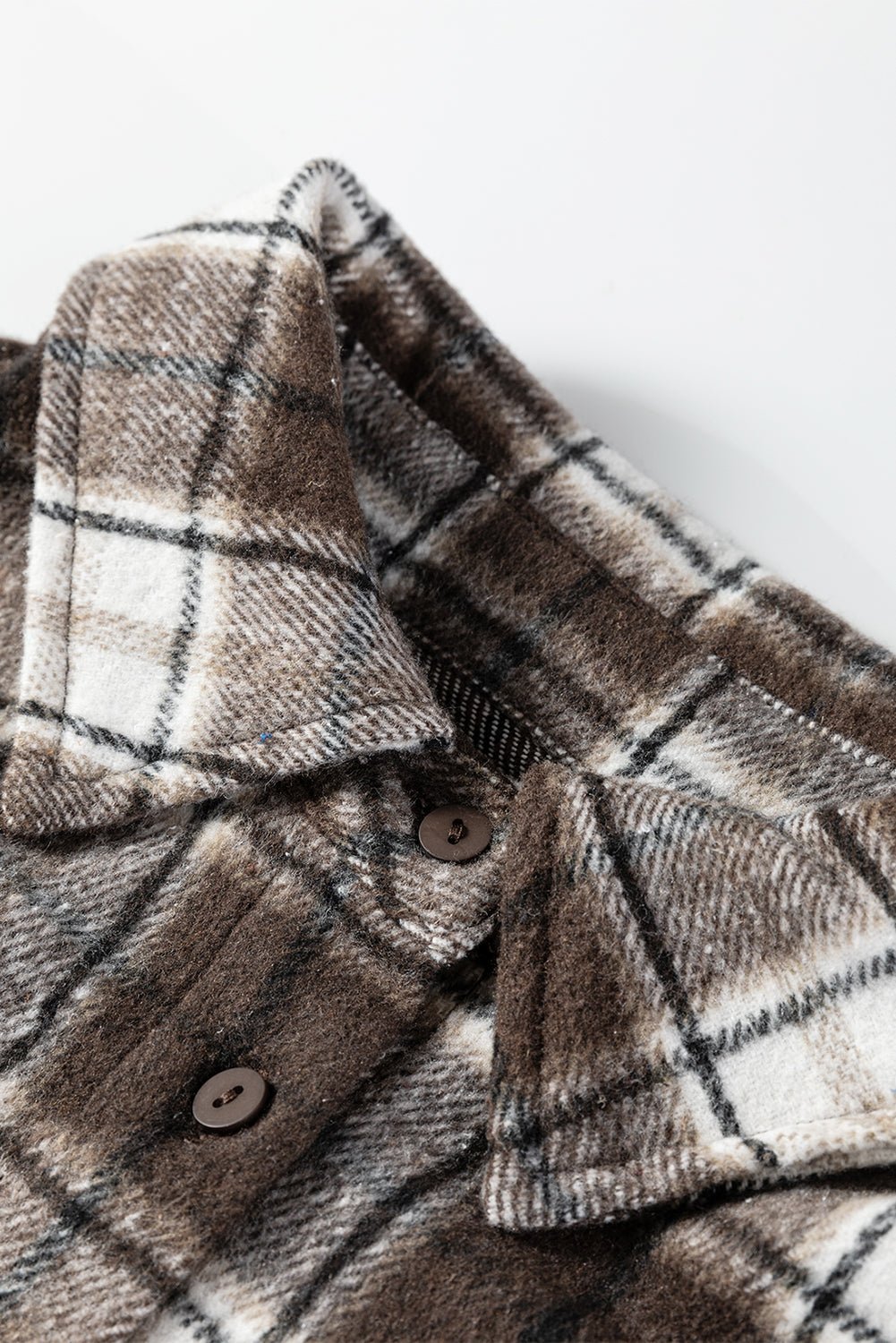 Plaid Flannel Chest Pocket Boyfriend Shacket - Rooted & Reckless Co.