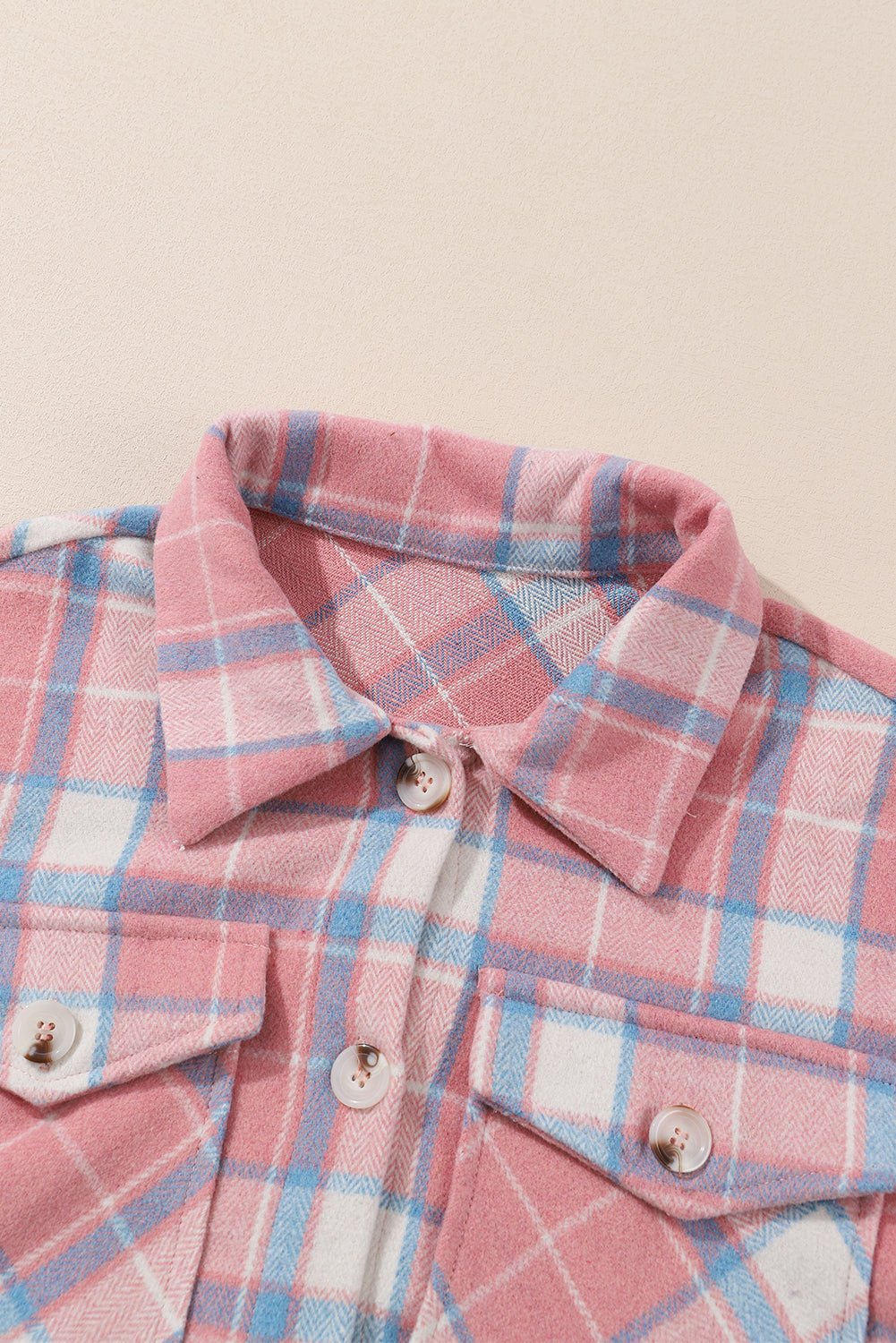 Plaid Flannel Flap Pocket Shacket - Rooted & Reckless Co.