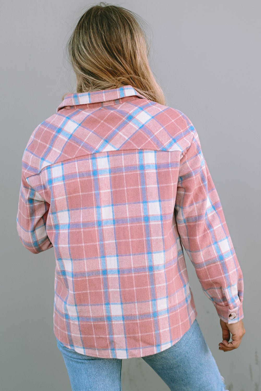 Plaid Flannel Flap Pocket Shacket - Rooted & Reckless Co.