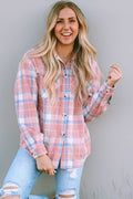 Plaid Flannel Flap Pocket Shacket - Rooted & Reckless Co.