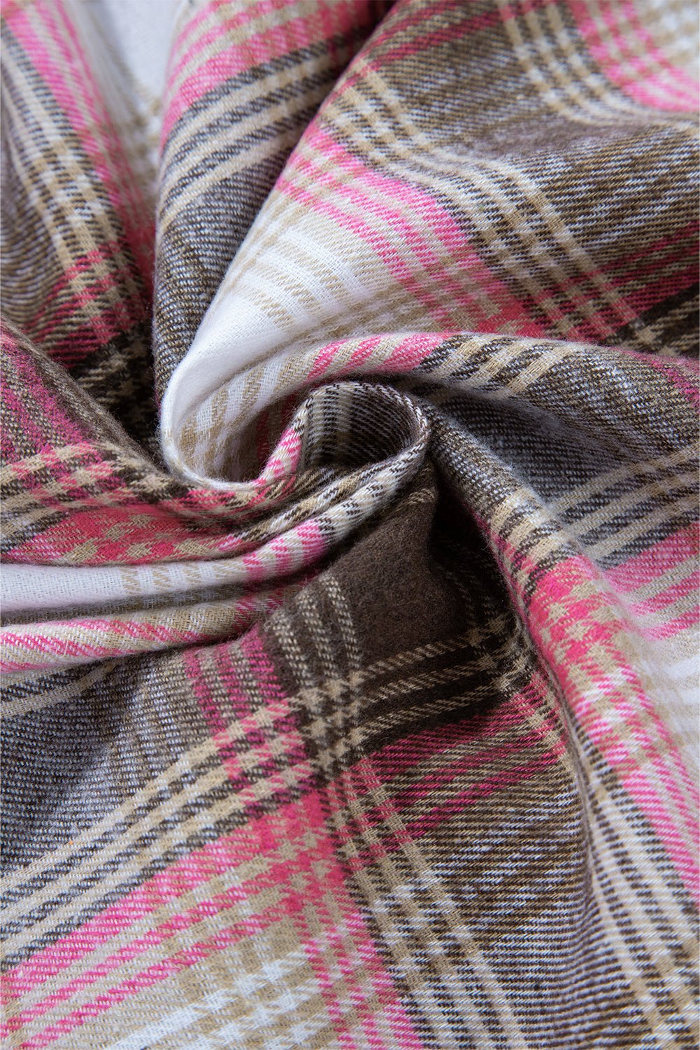 Plaid Flap Pocket Button-Up Shacket - Rooted & Reckless Co.
