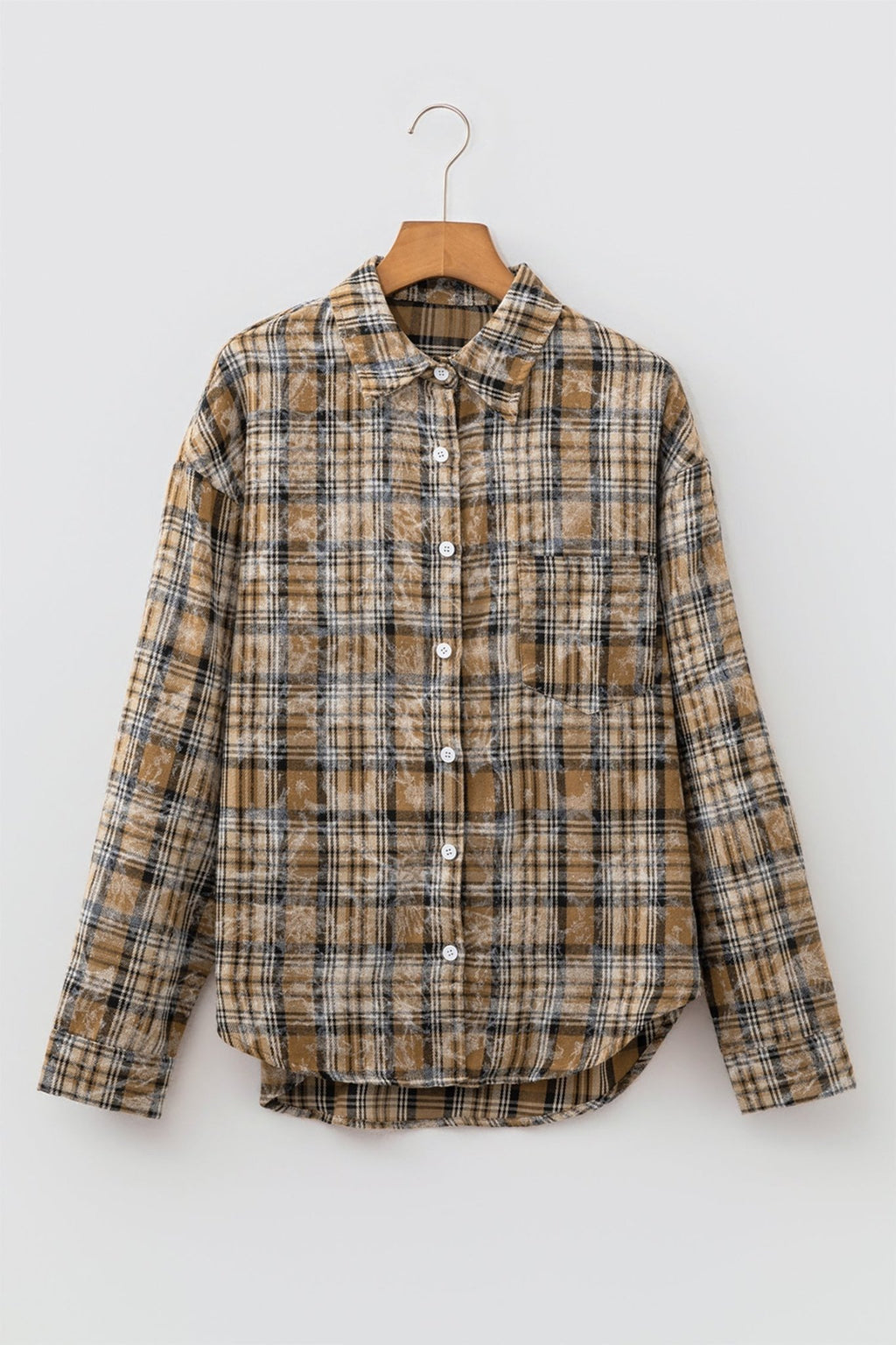 Plaid Long Sleeve Button Down Shirt - Rooted & Reckless Co.