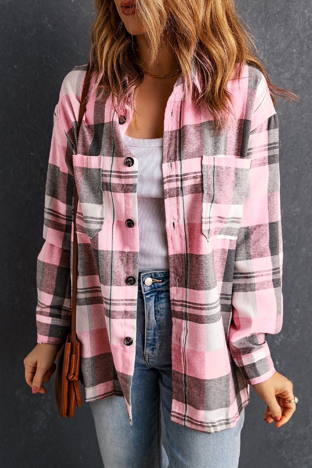 Plaid Patch Pocket Buttoned Shirt - Rooted & Reckless Co.