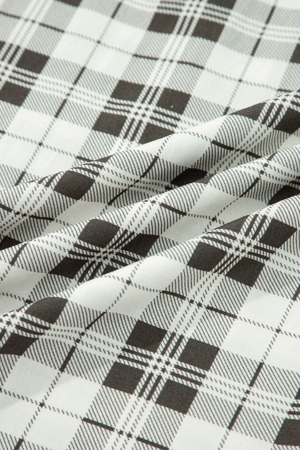 Plaid Patchwork Wide Leg Pants - Rooted & Reckless Co.