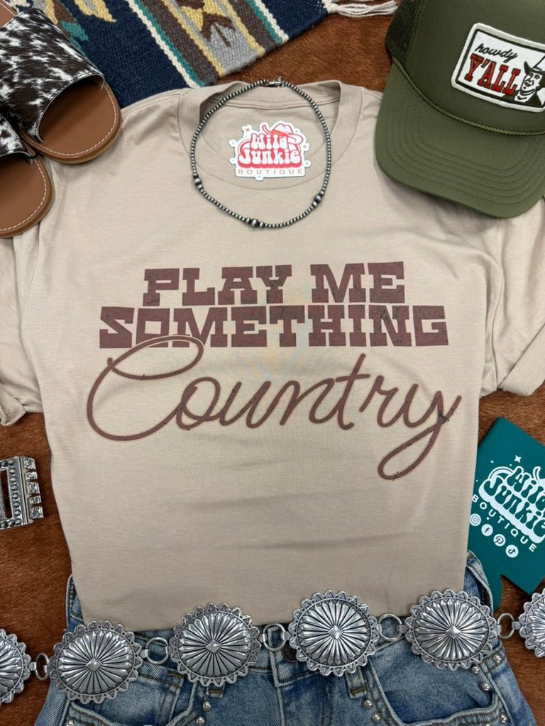 Play Me Something Country Graphic Tee - Rooted & Reckless Co.