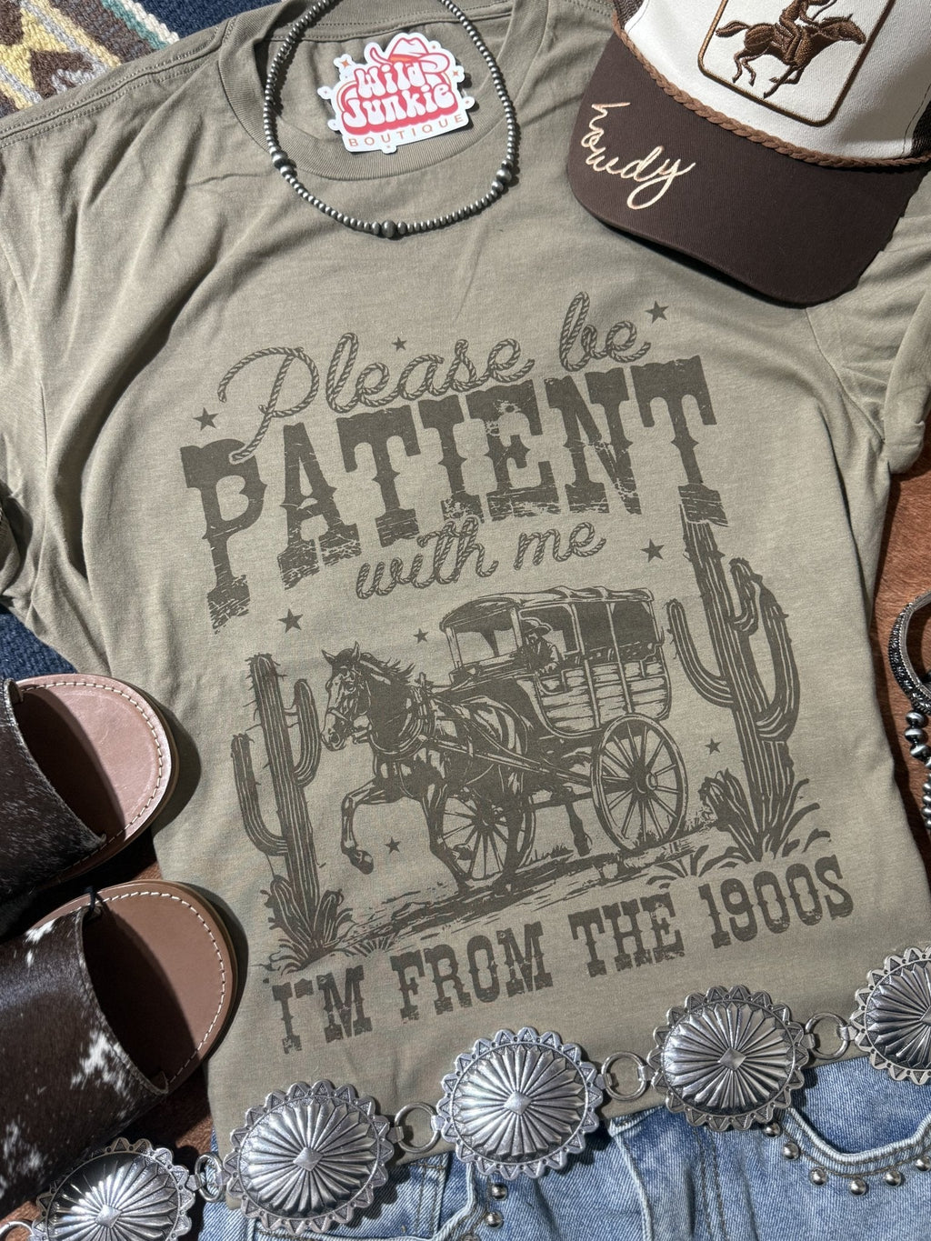 Please Be Patient With Me Graphic Tee - Rooted & Reckless Co.