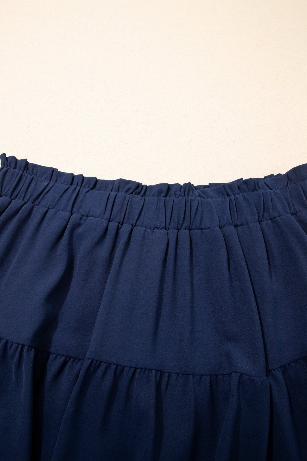 Plus Size Boho Frilled Elastic Waist Shorts - Rooted & Reckless Co.