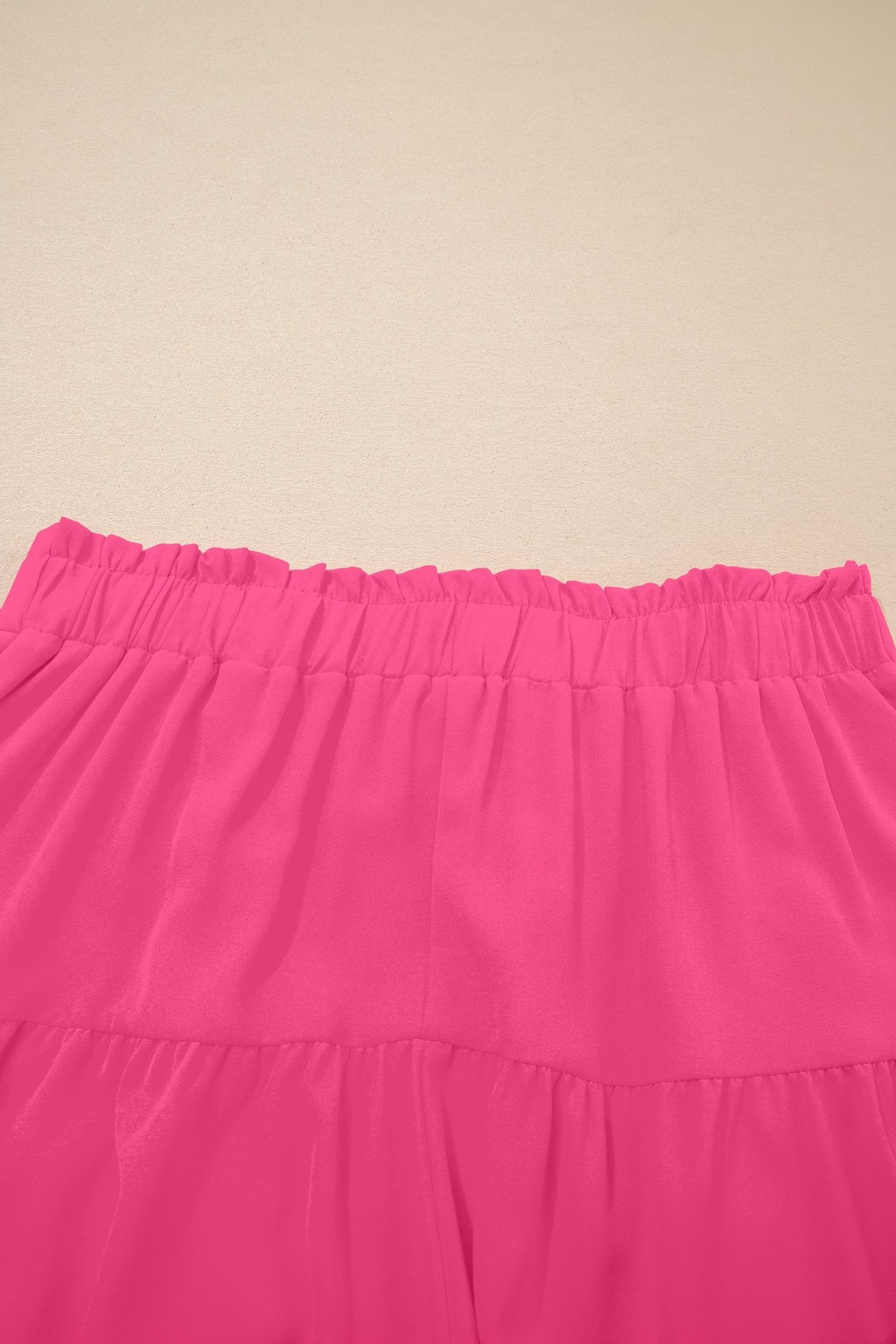 Plus Size Boho Frilled Elastic Waist Shorts - Rooted & Reckless Co.