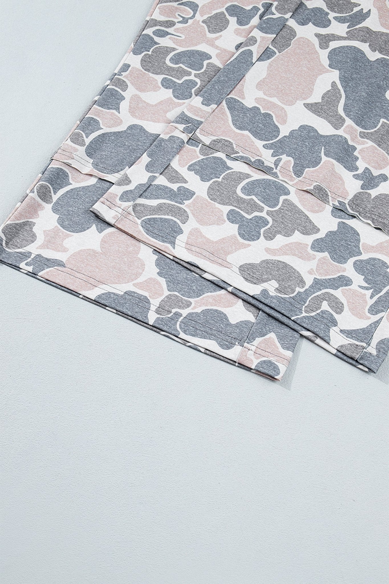 Plus Size Camo Patch Pocket Drawstring Cropped Pants - Rooted & Reckless Co.