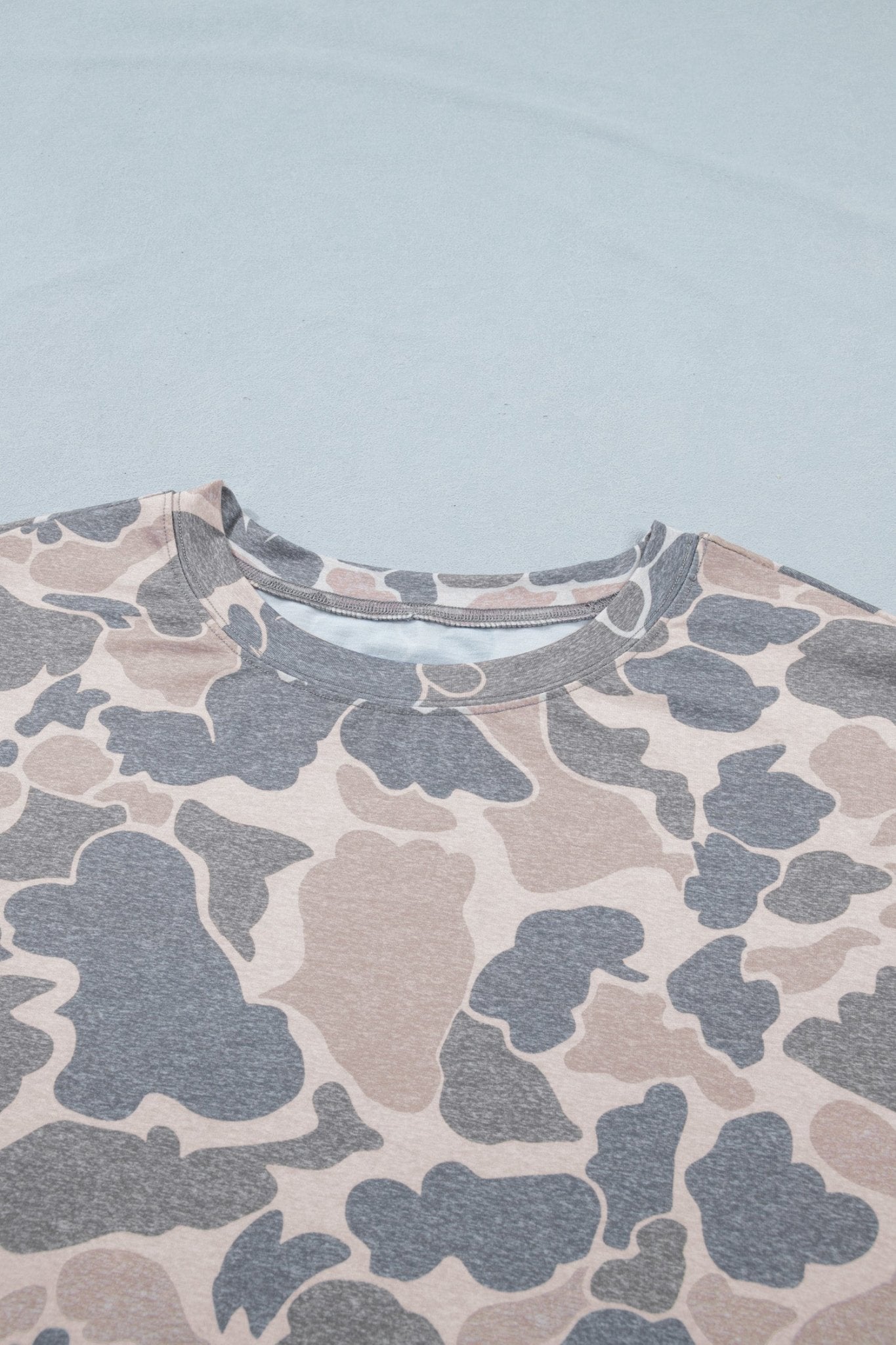 Plus Size Camo Short Sleeve T-Shirt - Rooted & Reckless Co.