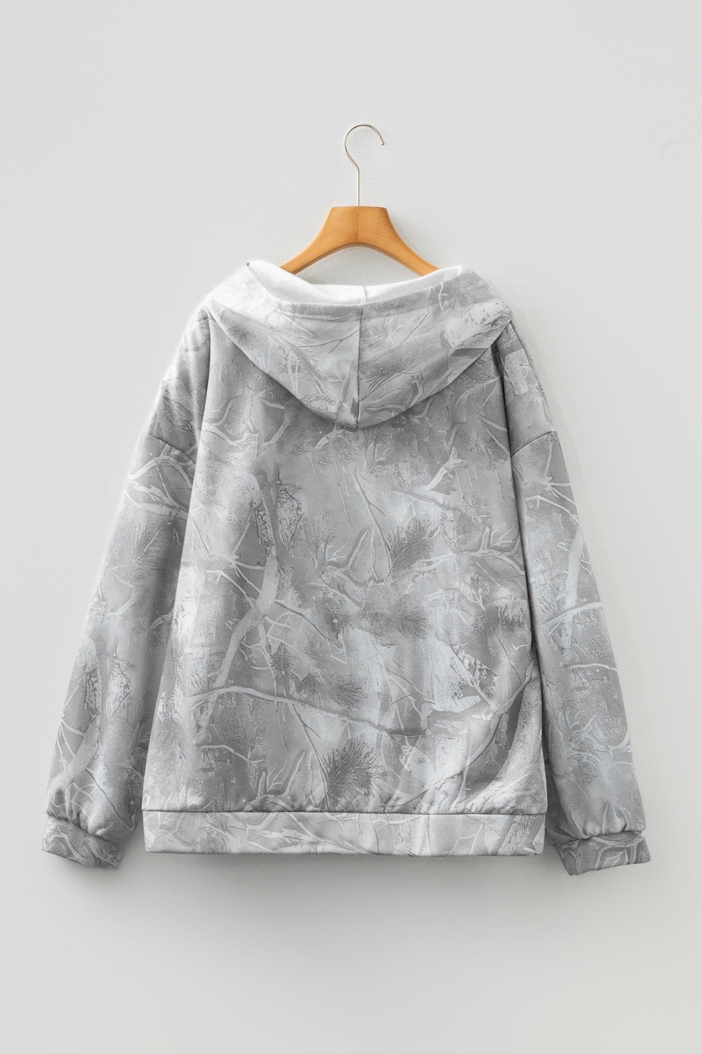 Plus Size Camo Woodland Oversize Hoodie - Rooted & Reckless Co.