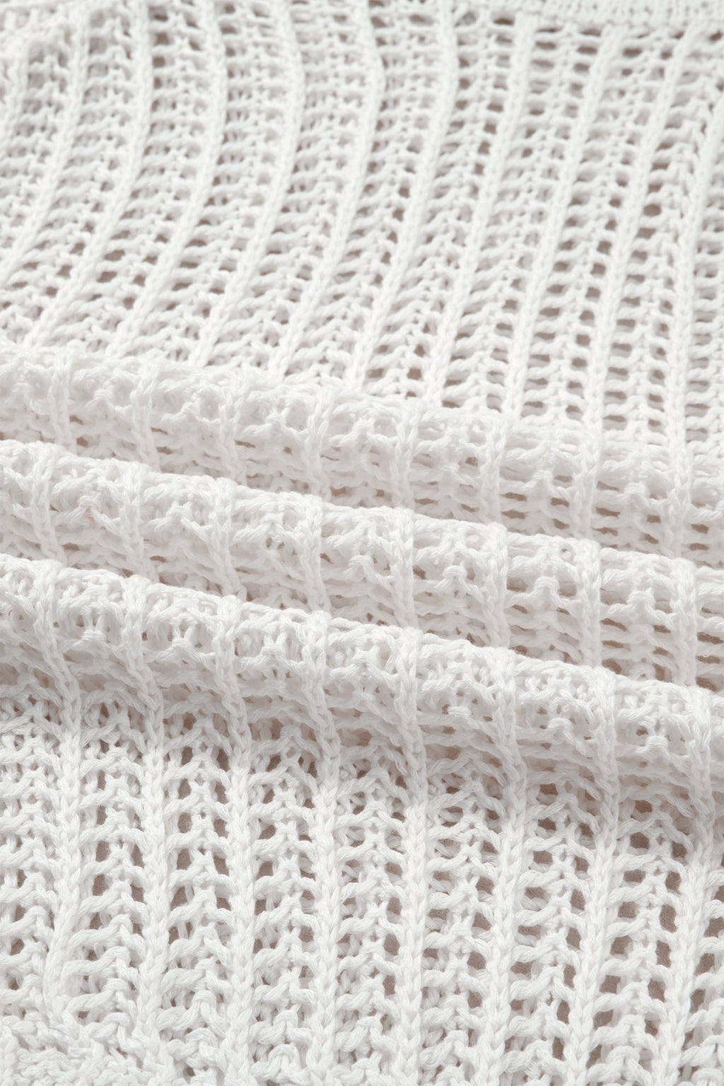Plus Size Crochet Bow Tie Short Sleeve Sweater - Rooted & Reckless Co.