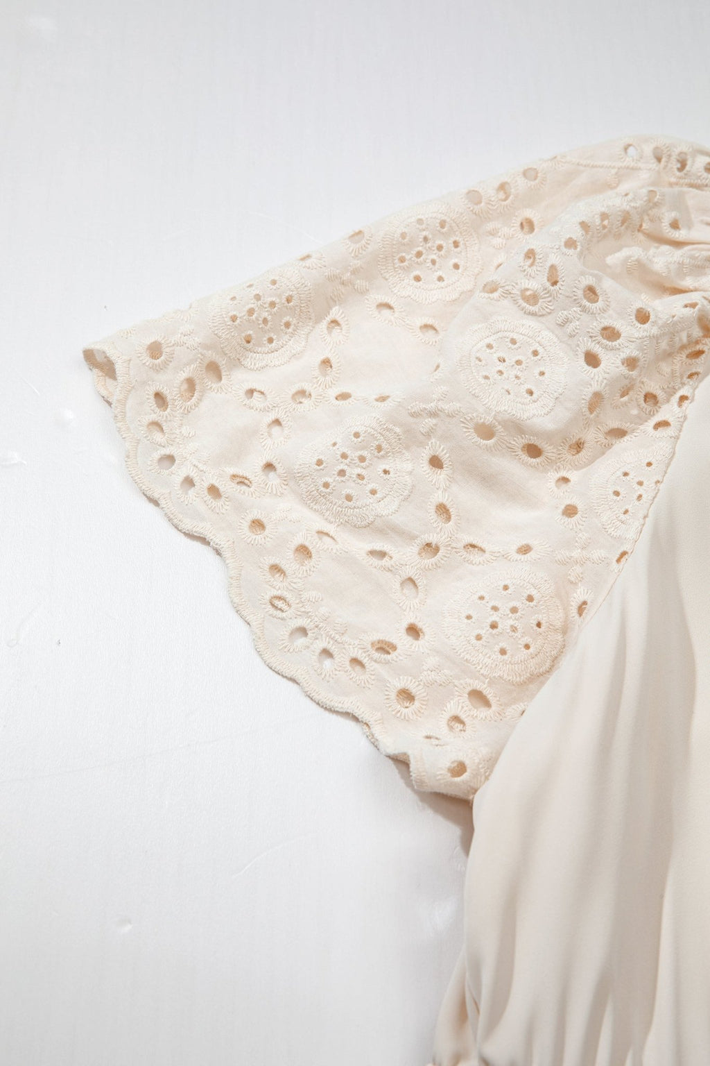 Plus Size Embroidered Eyelet Patchwork V-Neck Maxi Dress - Rooted & Reckless Co.