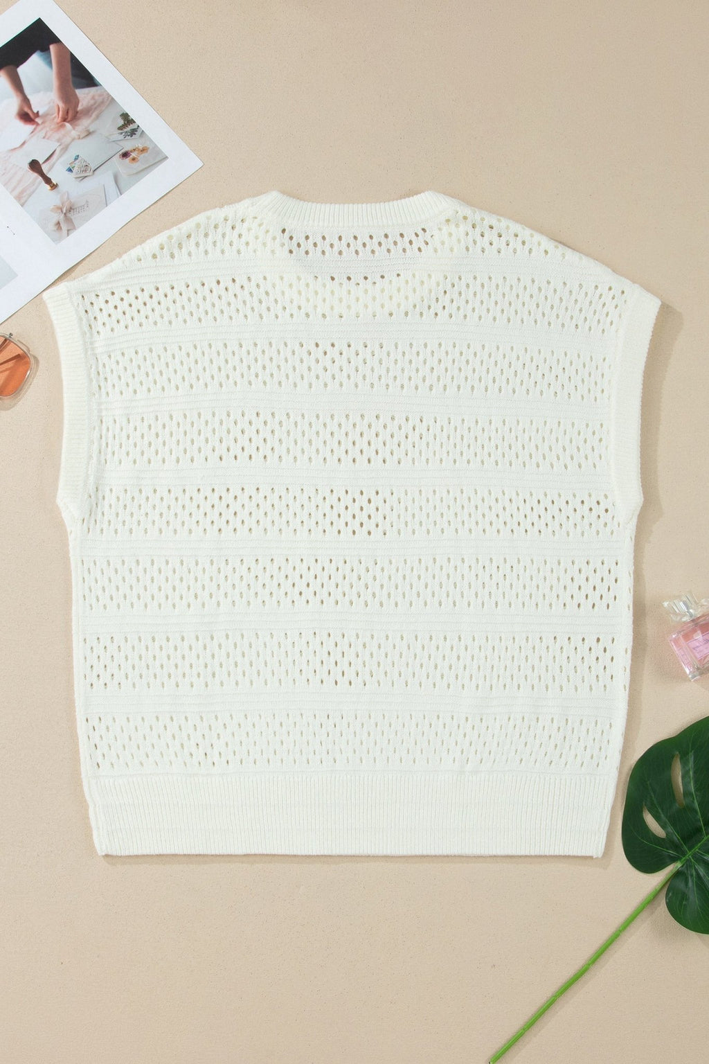 Plus Size Eyelet Hollow Out Dolman Knit Sweater - Rooted & Reckless Co.