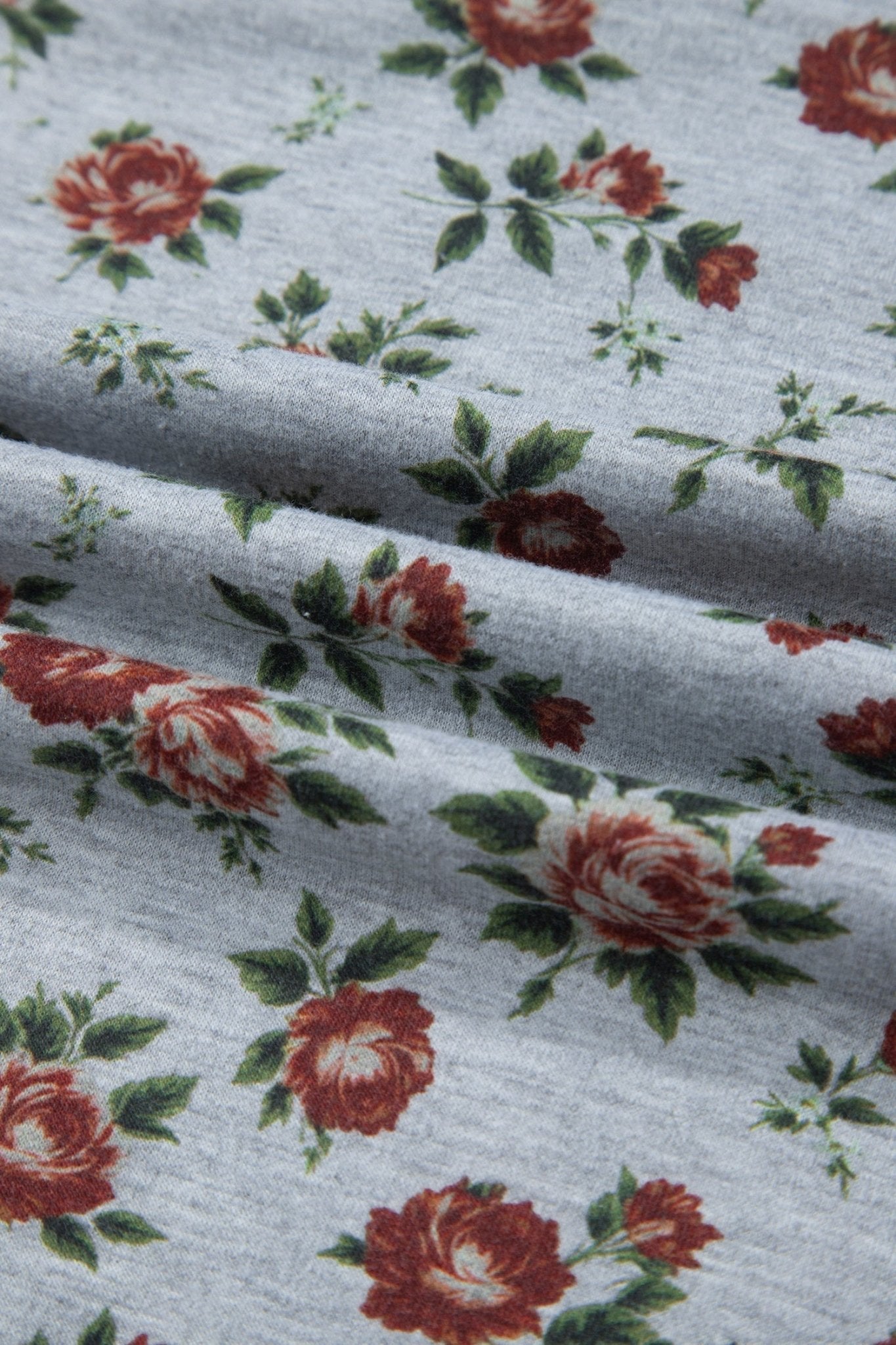 Plus Size Floral Denim Patchwork Polo Tee - Rooted & Reckless Co.