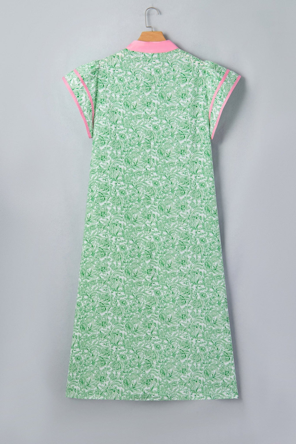 Plus Size Floral Flutter Sleeve Kaftan Maxi Dress - Rooted & Reckless Co.