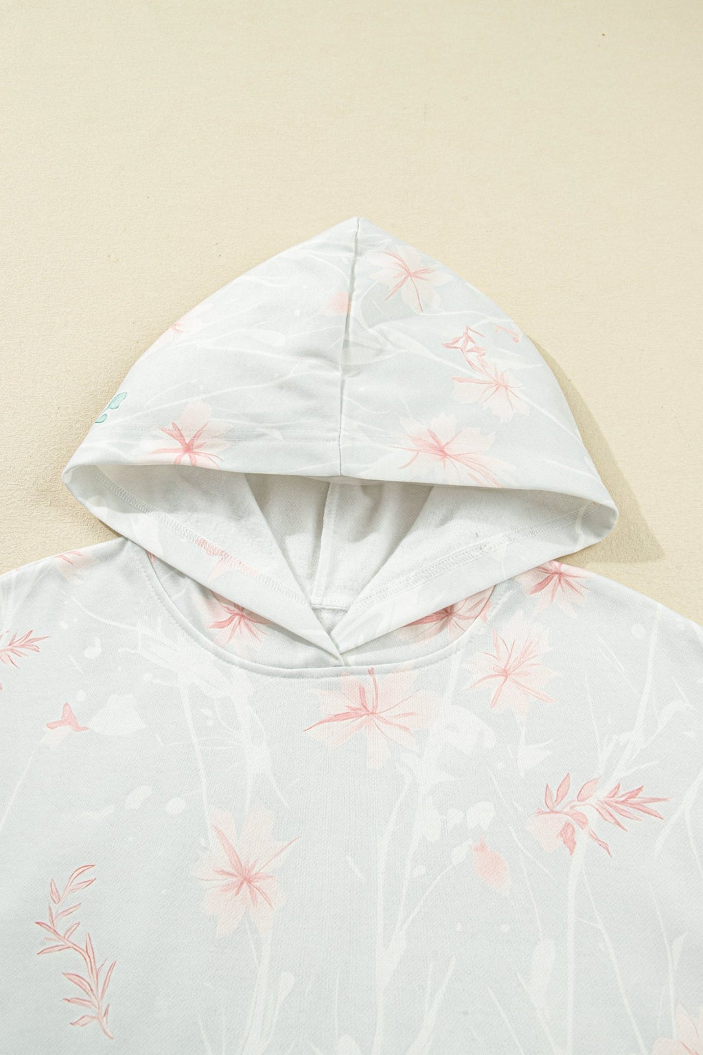 Plus Size Floral Long Sleeve Hoodie - Rooted & Reckless Co.