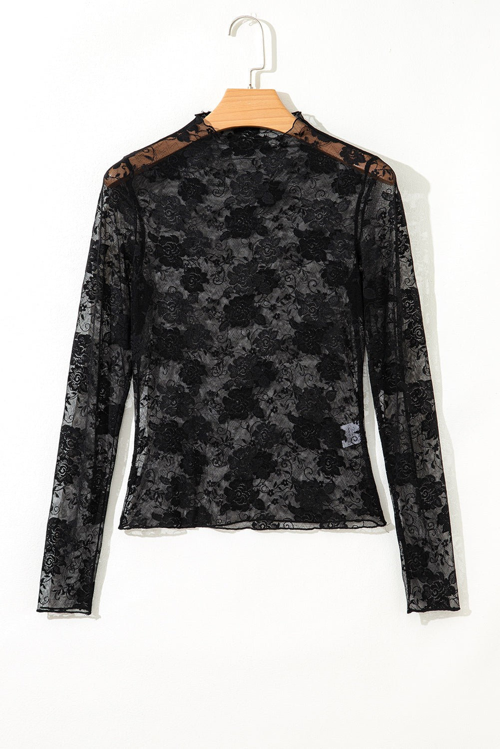 Plus Size Floral Mesh Long Sleeve Top - Rooted & Reckless Co.