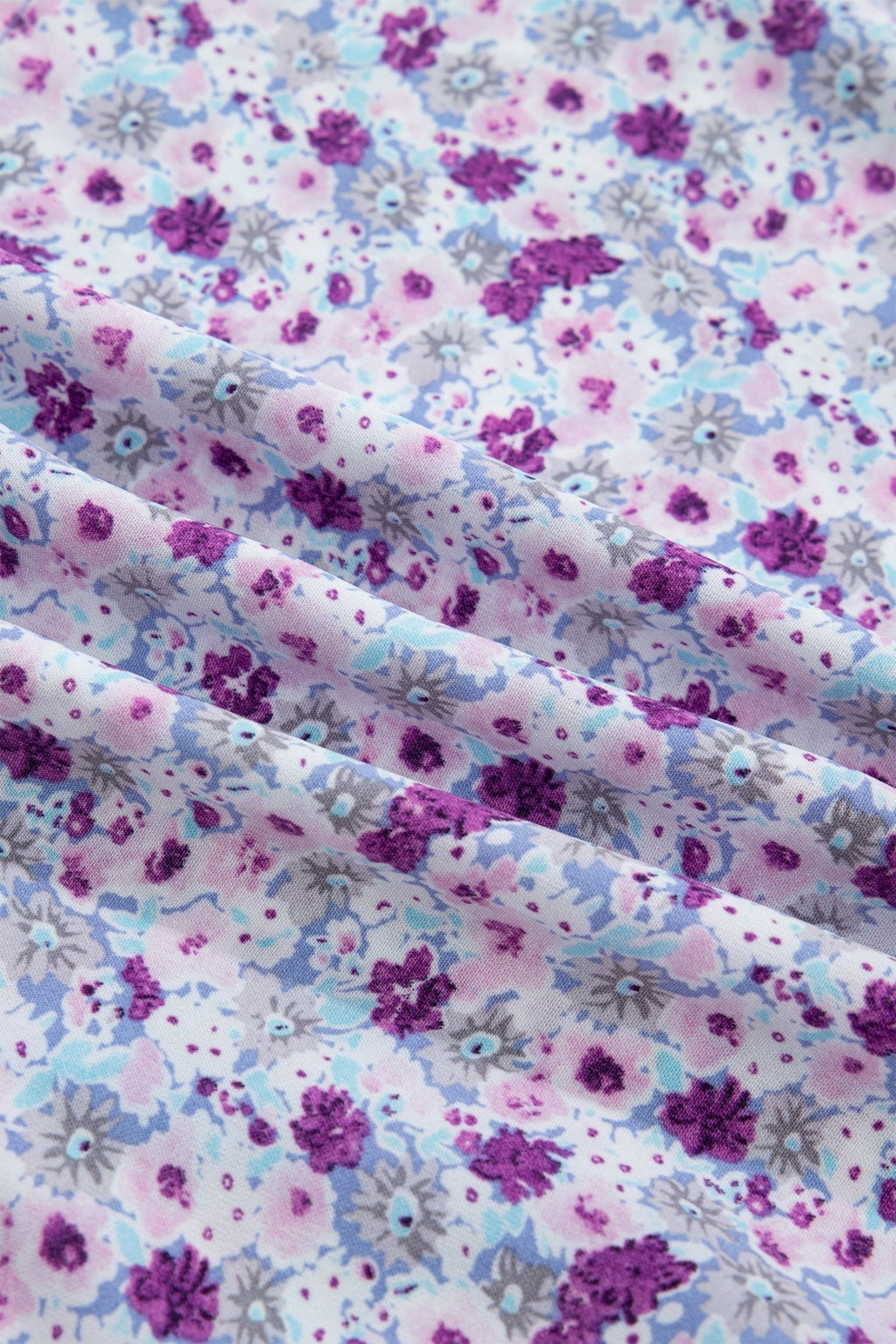 Plus Size Floral Smocked Square Neck Maxi Dress - Rooted & Reckless Co.