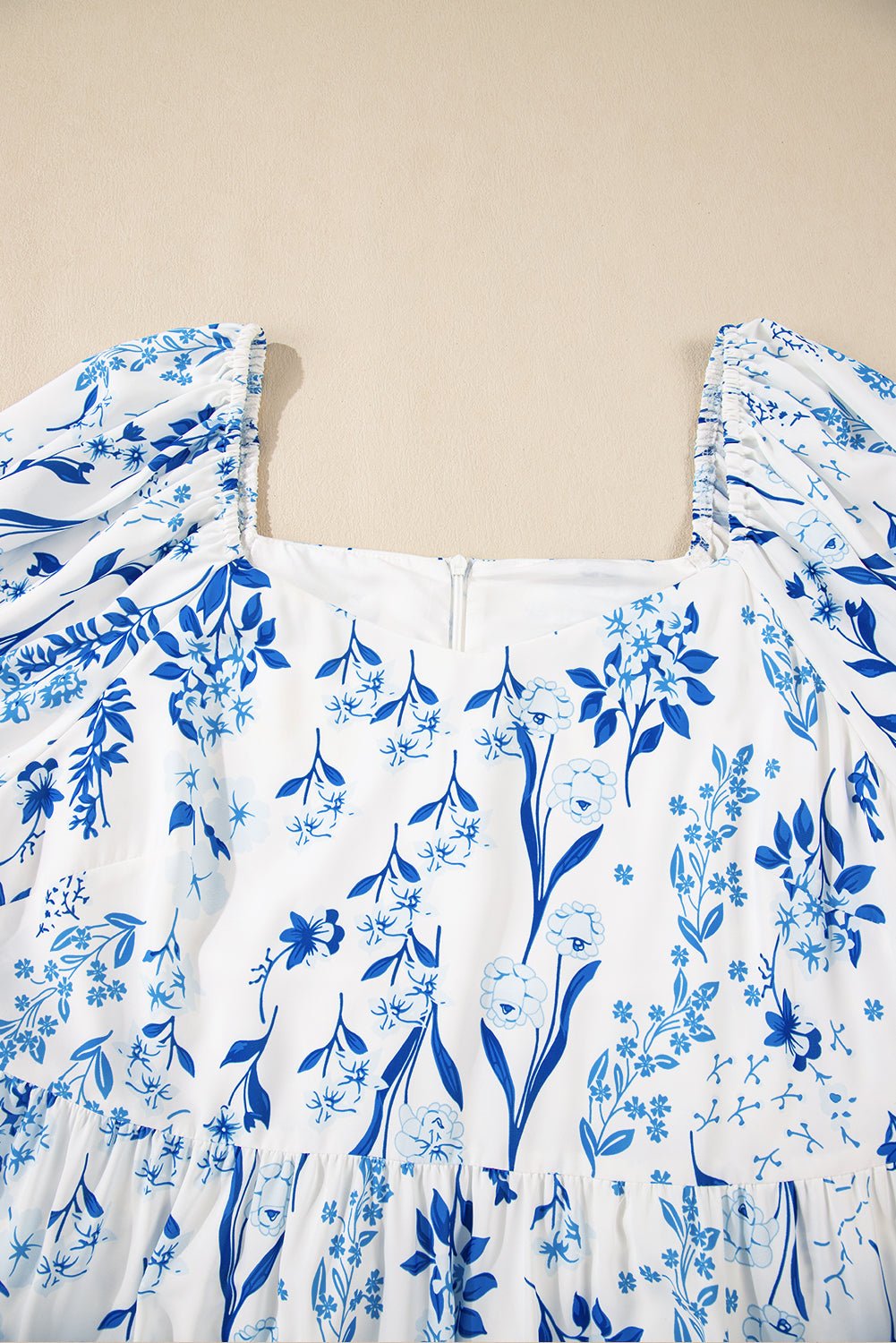 Plus Size Floral Sweetheart Neck Midi Dress - Rooted & Reckless Co.