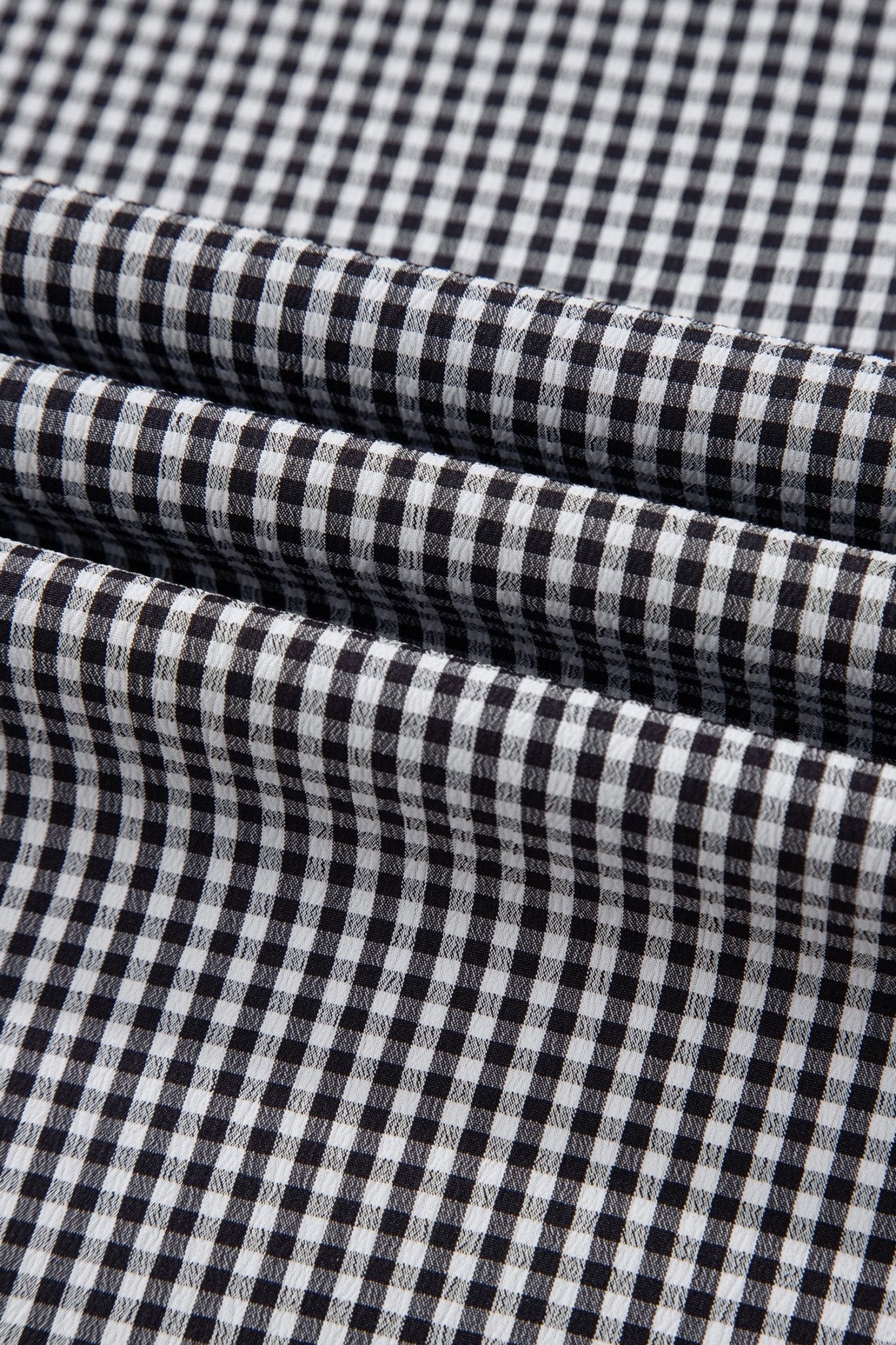 Plus Size Gingham Bow Ruffle Sleeve Top - Rooted & Reckless Co.