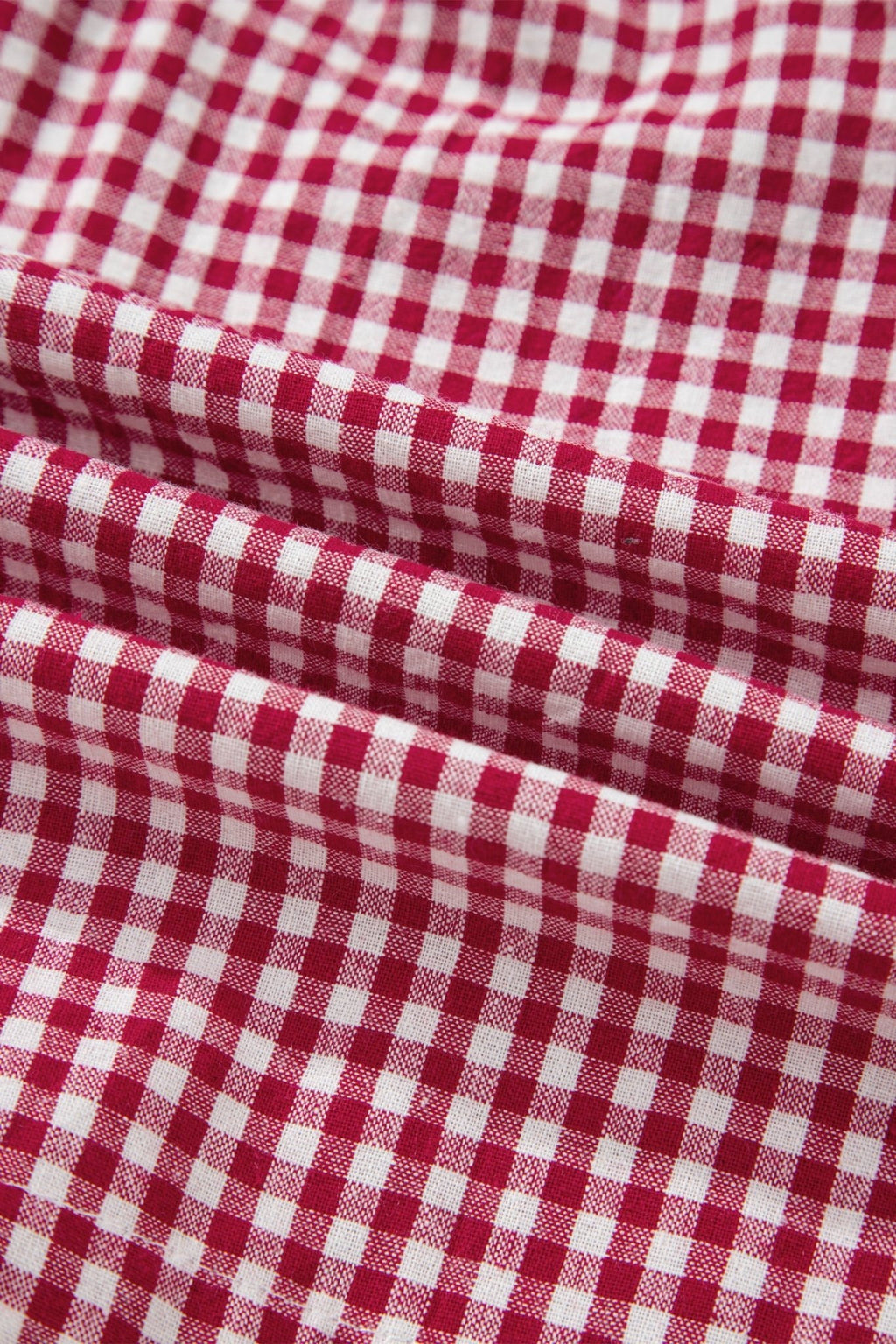 Plus Size Gingham Plaid Ruffle Contrast Trim Shorts - Rooted & Reckless Co.