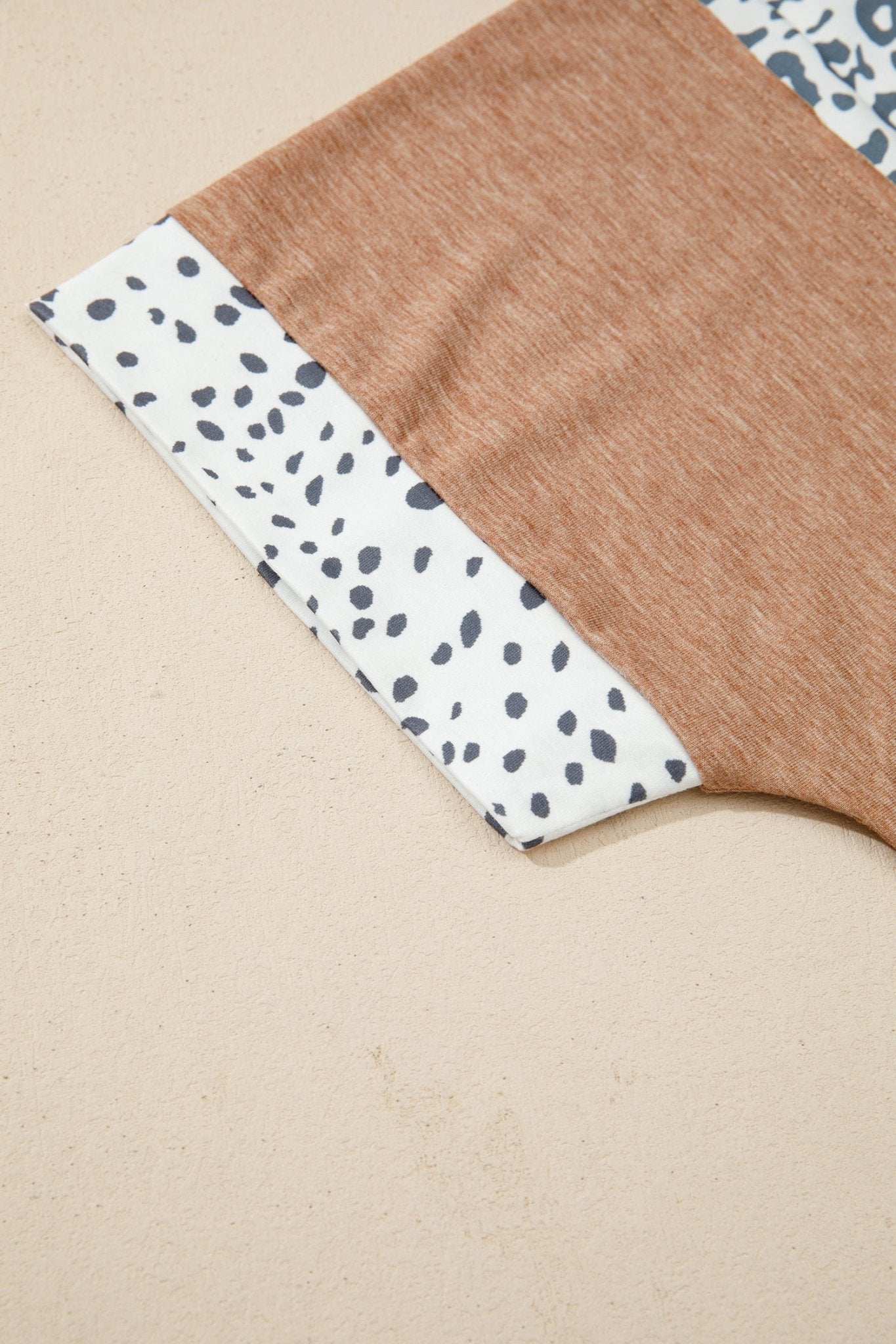 Plus Size Leopard Colorblock Patchwork Tee - Rooted & Reckless Co.