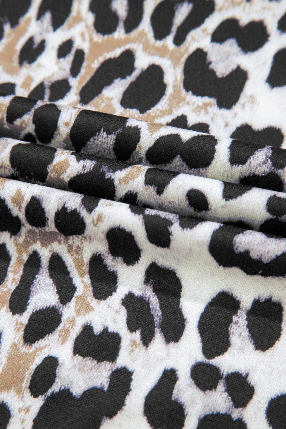 Plus Size Leopard Contrast Trim Short Sleeve Top - Rooted & Reckless Co.