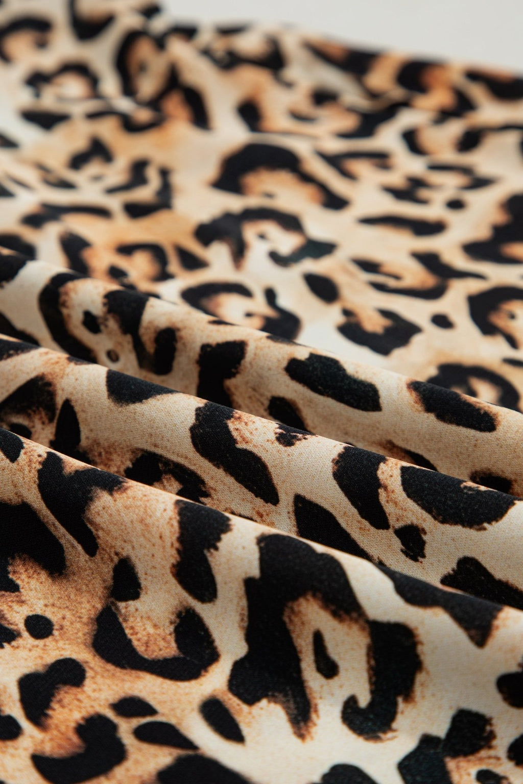 Plus Size Leopard Embroidered Ruffle Short Sleeve Blouse - Rooted & Reckless Co.