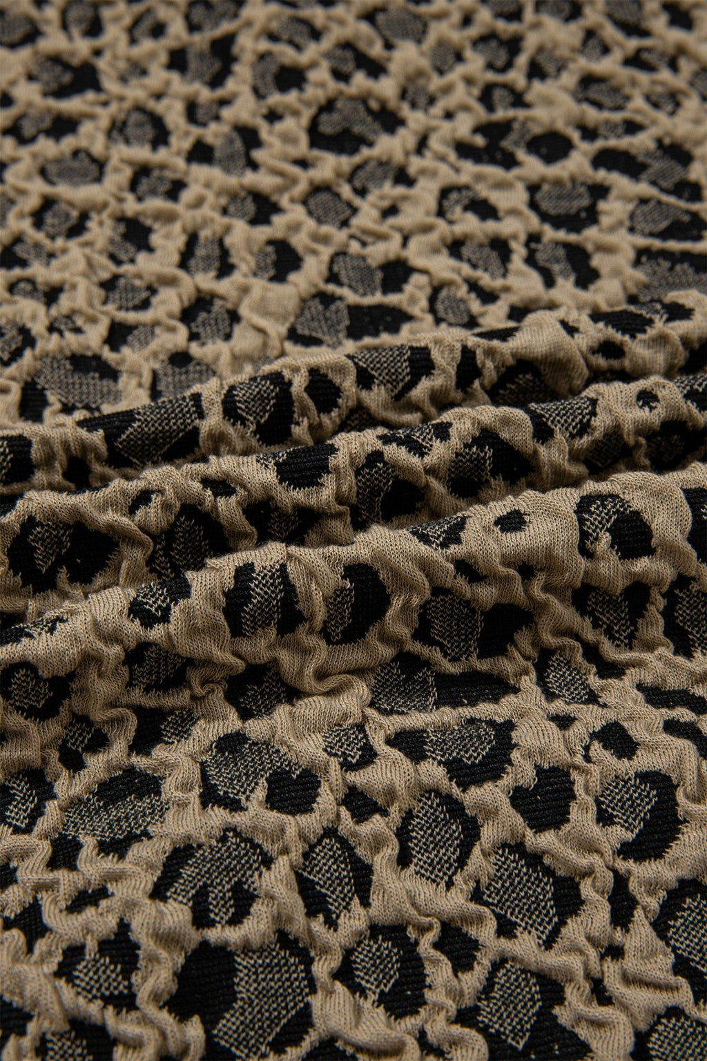 Plus Size Leopard Patchwork Ribbed Zip Up Collar Top - Rooted & Reckless Co.