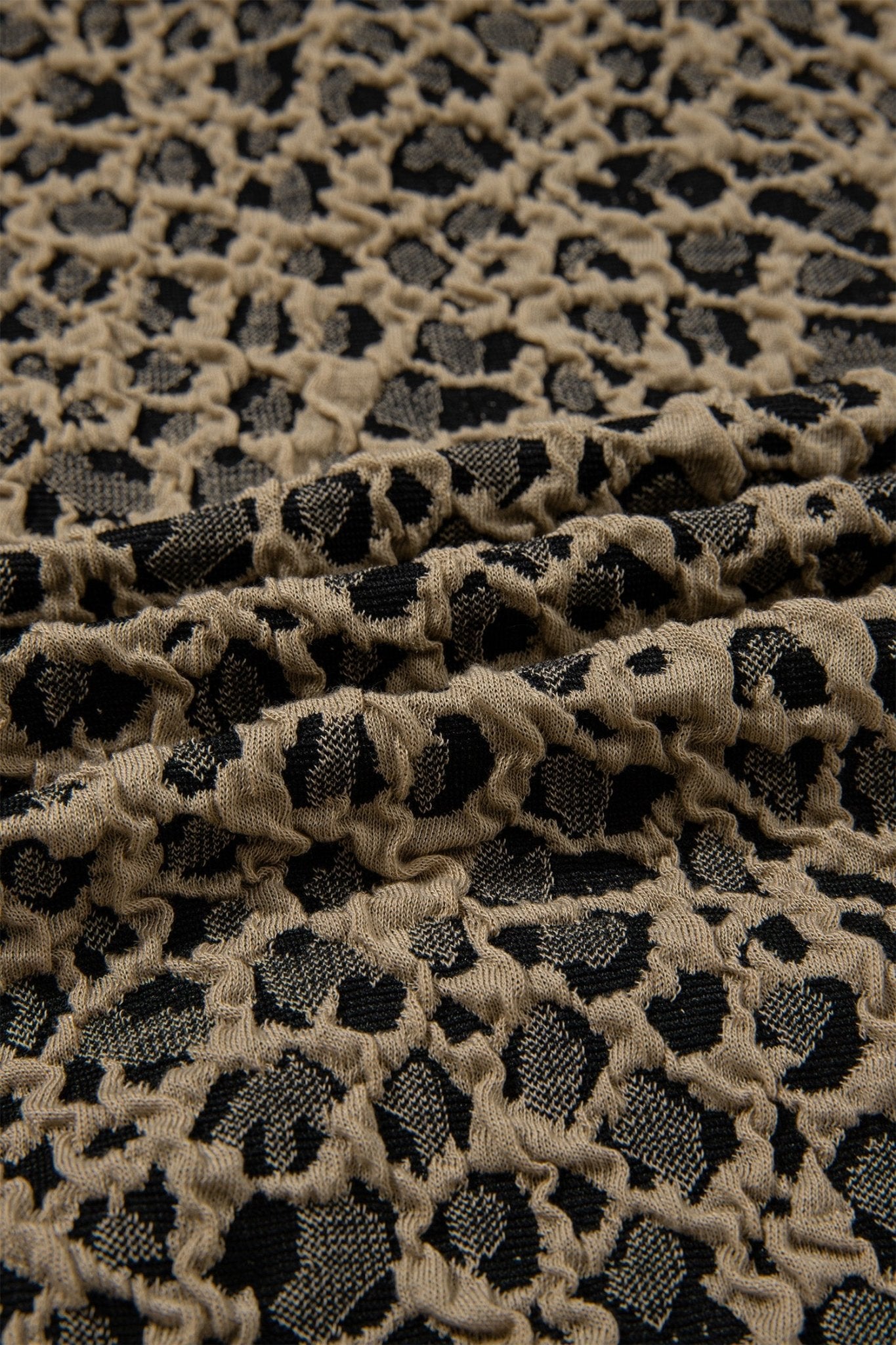 Plus Size Leopard Patchwork Ribbed Zip Up Collar Top - Rooted & Reckless Co.