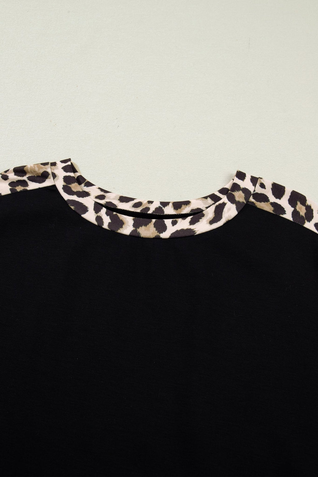 Plus Size Leopard Patchwork Shift T-Shirt Dress - Rooted & Reckless Co.