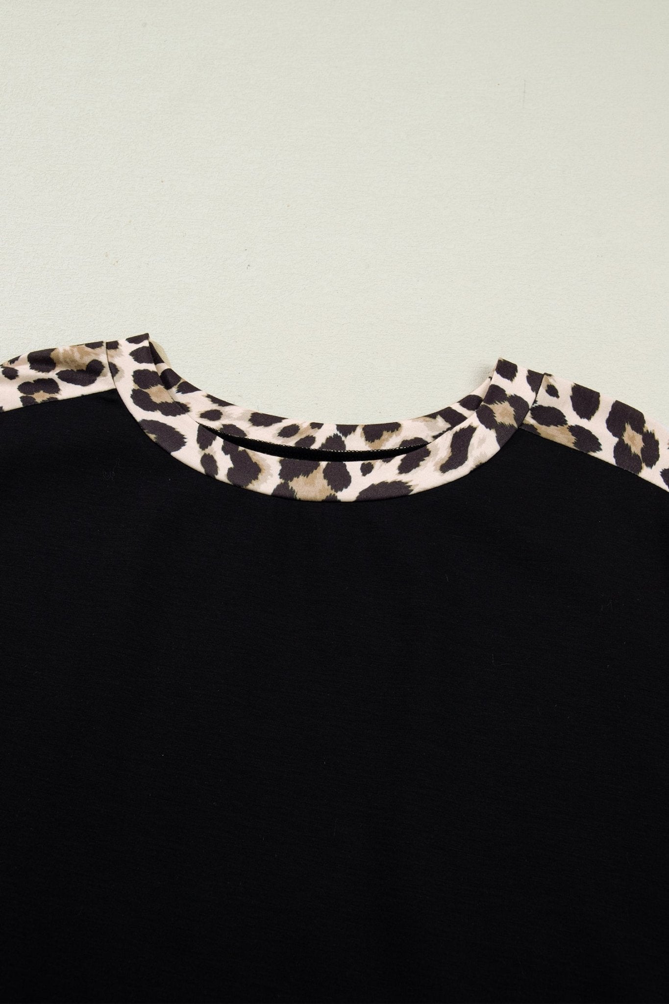 Plus Size Leopard Patchwork Shift T-Shirt Dress - Rooted & Reckless Co.