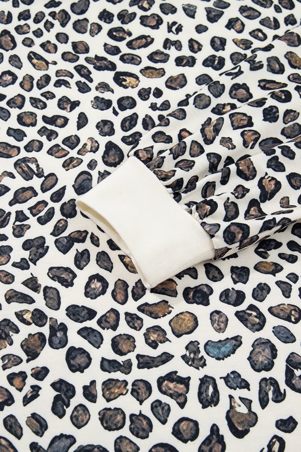 Plus Size Leopard Pullover and Shorts Set - Rooted & Reckless Co.