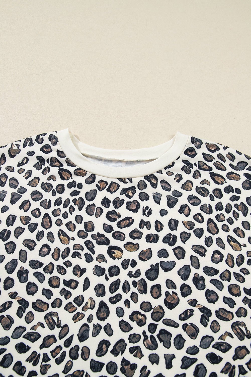 Plus Size Leopard Pullover and Shorts Set - Rooted & Reckless Co.
