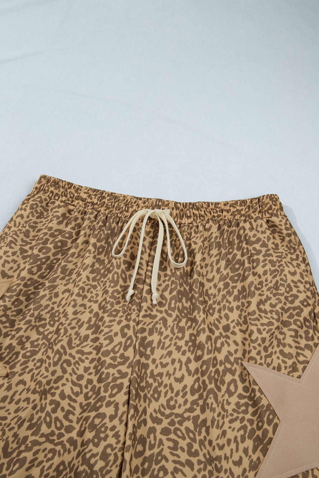 Plus Size Leopard Star Patch Jogger Pants - Rooted & Reckless Co.