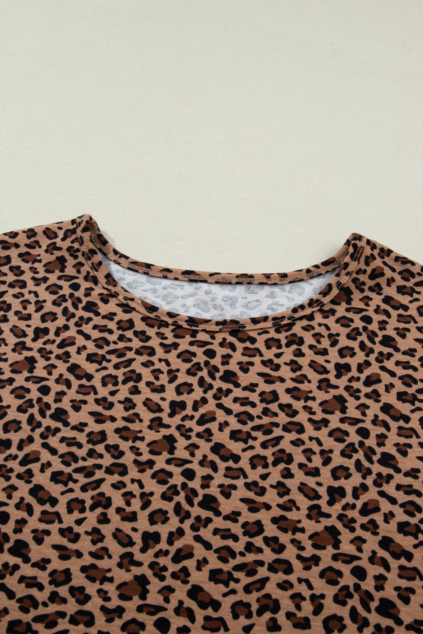 Plus Size Leopard Top & Pleated Pants Set - Rooted & Reckless Co.