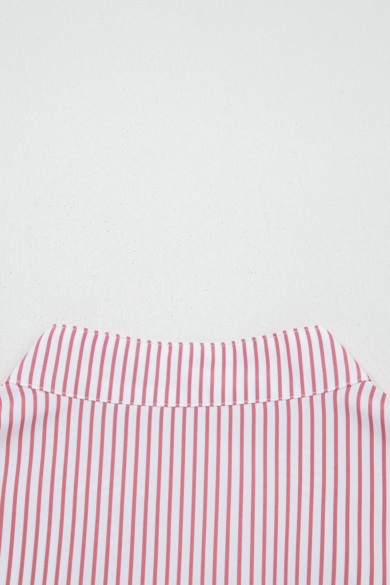 Plus Size Pinstripe Ruffle Hem Midi Dress - Rooted & Reckless Co.