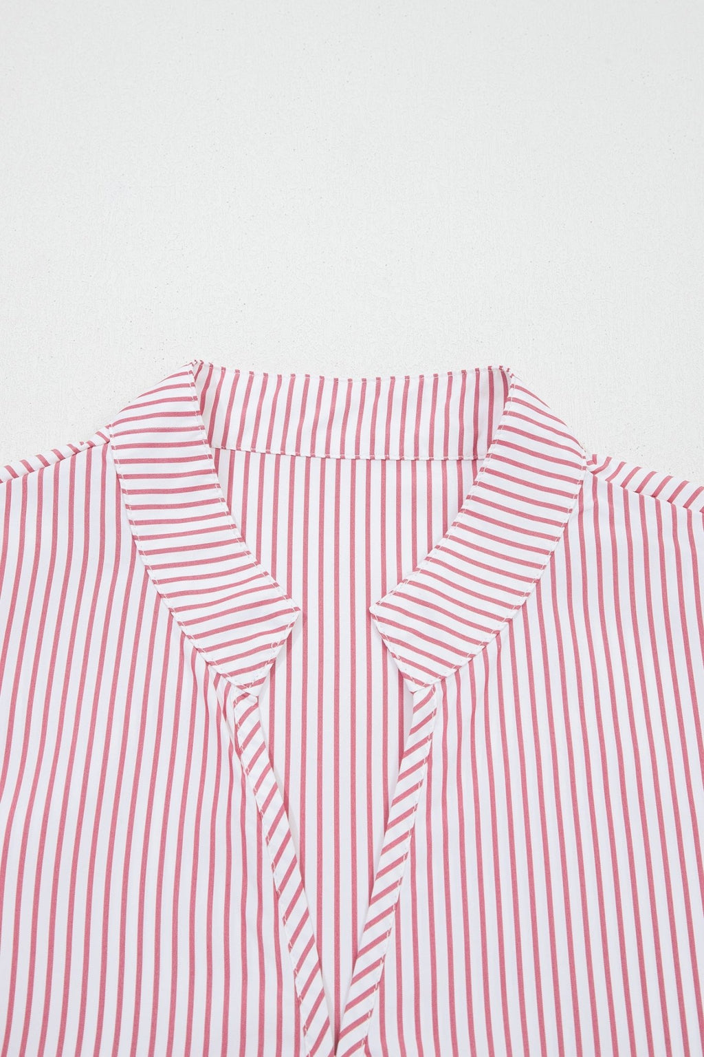 Plus Size Pinstripe Ruffle Hem Midi Dress - Rooted & Reckless Co.