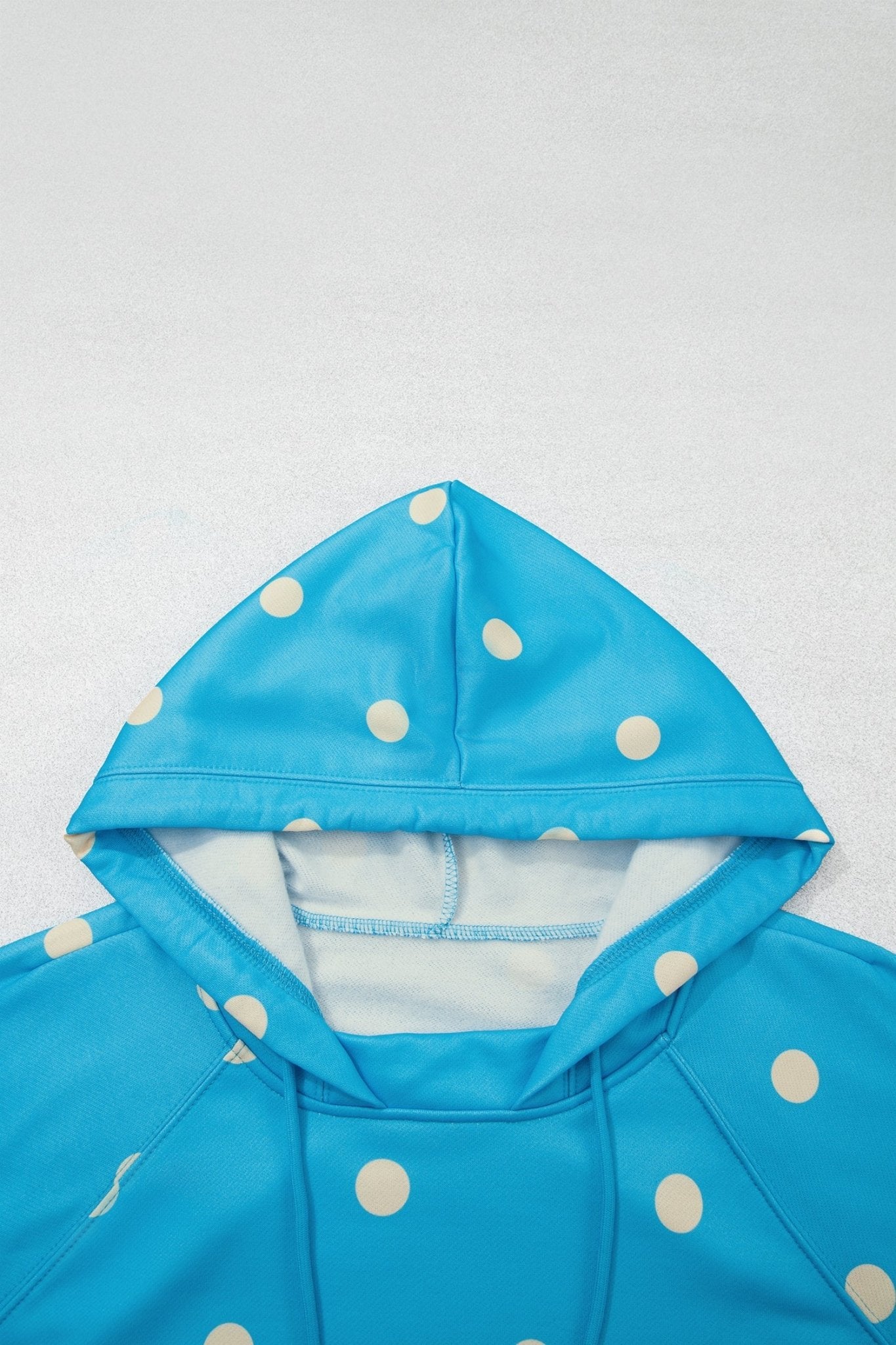 Plus Size Polka Dot Drawstring Hoodie & Pants Set - Rooted & Reckless Co.