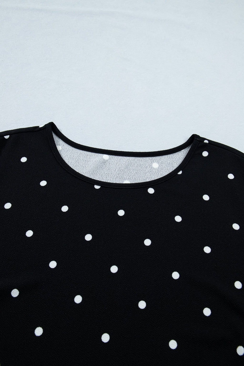 Plus Size Polka Dot Scallop Hem T-Shirt - Rooted & Reckless Co.