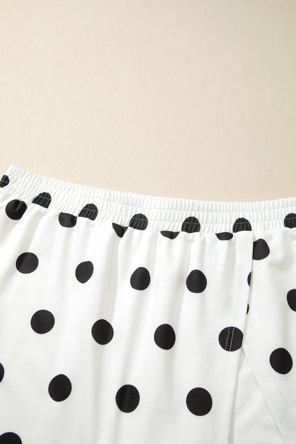 Plus Size Polka Dot Tank & Split Skort Set - Rooted & Reckless Co.