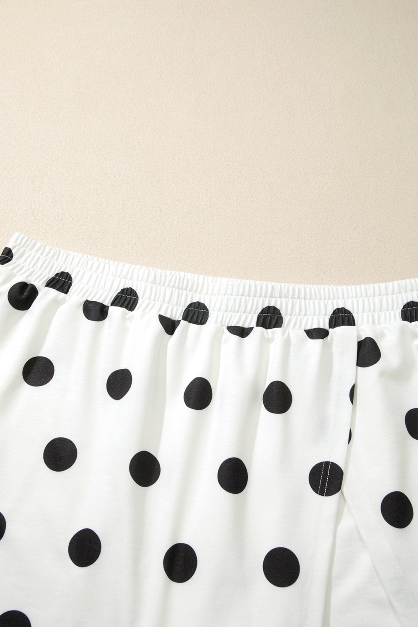 Plus Size Polka Dot Tank & Split Skort Set - Rooted & Reckless Co.